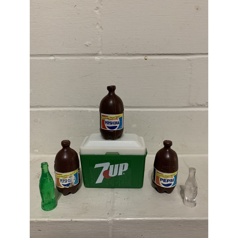 Vintage BARBIE Doll Soda 7up Coca Cola Pepsi Party Cooler